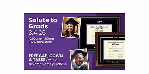 Salute to Grads at UWW Bookstore