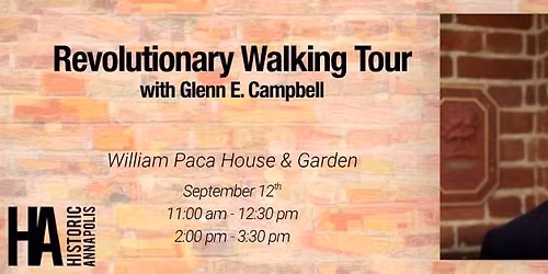 Revolutionary Walking Tour with Glenn E. Campbell