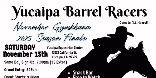 November Gymkhana and Jackpot (Season Finale)