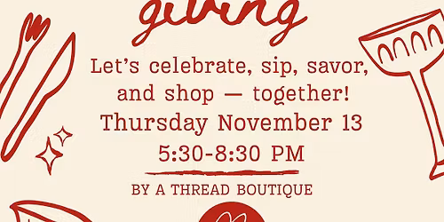 Threadsgiving VIP Shopping Event