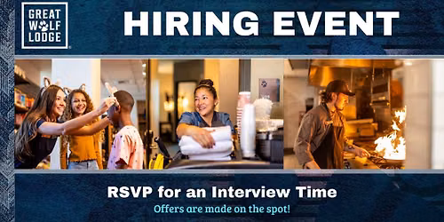 Great Wolf Lodge Housekeeping Hiring Event - Gurnee