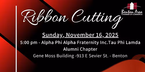 Ribbon Cutting Event - Alpha Phi Alpha Fraternity Inc. Tau Phi Lamda Alumni Chapter