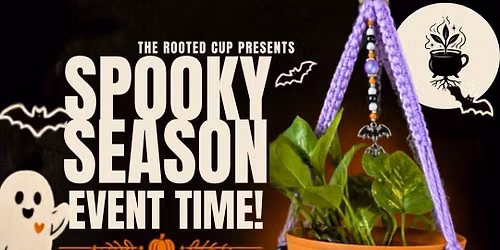 Spooky macrame hanger class