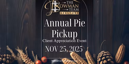 ANNUAL Client Appreciation Pie Pickup