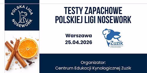 Testy zapachowe Polskiej Ligi Nosework w Warszawie