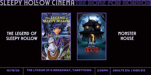 Disney\u2019s Legend of Sleepy Hollow (1949) & Monster House (2006)  \u00b7  PG