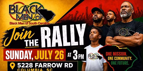 Black Men of South Carolina Rally