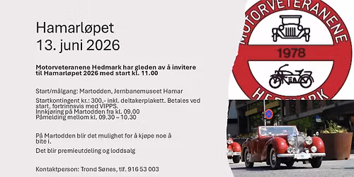 Hamarl\u00f8pet 2026 