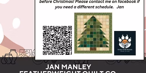 Christmas Tree Rag Quilting Workshop by Jan Manley - Featherweight Quilt Company