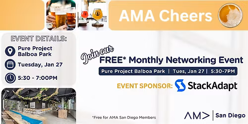 AMA Cheers  - Pure Project Balboa Park