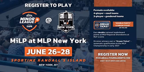 Minor League Pickleball at MLP New York