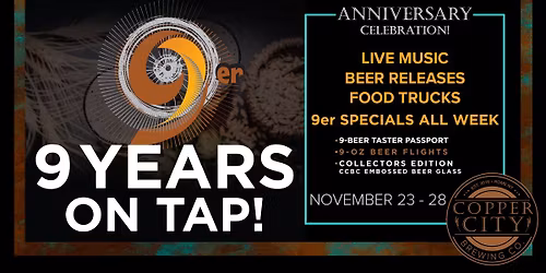 9 Years on Tap Anniversary 