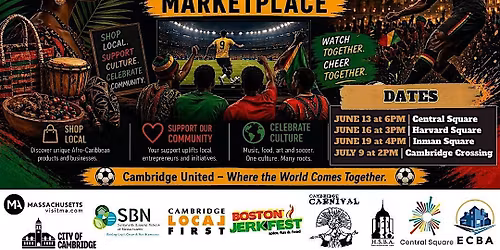 CSBBN Afro-Caribbean Night Marketplace at Cambridge Watch Parties