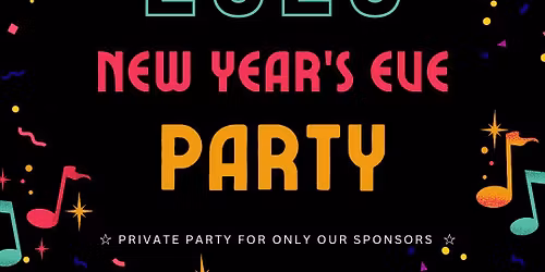 CLOSED for Private NEW YEAR'S EVE PARTY!