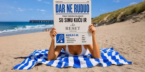 Teniso turnyras Palangoje su "Set Reset" ir Simu Ku\u010du