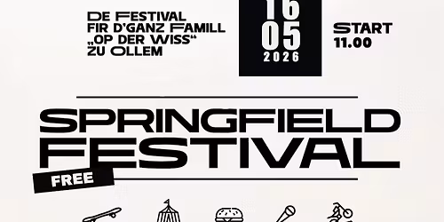 live at Springfield Festival Kielen (free entrance)