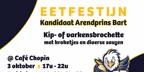EETFESTIJN Bart V\u00e9r \u2018N orend
