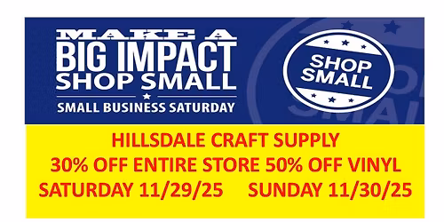 Small Business Saturday Sunday Sale