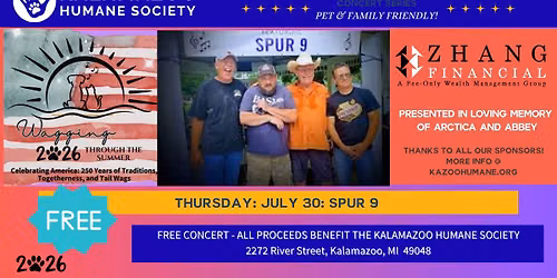 SPUR 9: WAGGING THROUGH THE SUMMER 2026