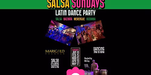Salsa Sundays at the Marigold (Monthly)