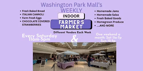 Weekly Indoor Farmer's Market 2026