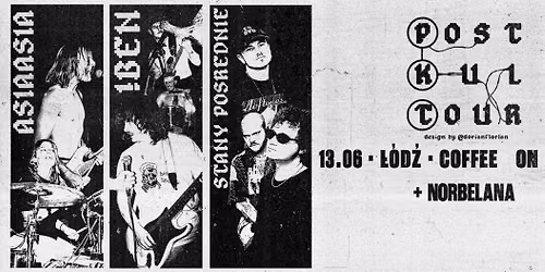 POSTKULTOUR: !BEN ASIAASIA STANY PO\u015aREDNIE 13.06 C.OB. \u0141\u00d3D\u0179