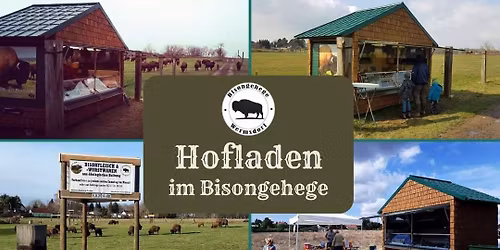 Hofladen-Verkauf im Bisongehege