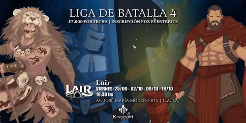 Liga de Batalla 4 - Lair Octubre 2026 | Kingdom TCG\u2122