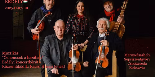 MUZSIK\u00c1S \u00e9s KACS\u00d3 HANGA \ud83c\udded\ud83c\uddfa ERD\u00c9LY\ud83c\udfbb Marosv\u00e1s\u00e1rhely-Sepsiszentgy\u00f6rgy-Cs\u00edkszereda-Kolozsv\u00e1r