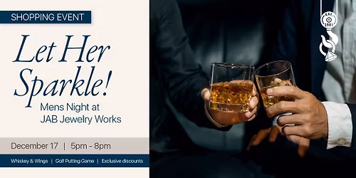 Men's Night - Discounts, Whiskey, Casino Games, Cigars & More