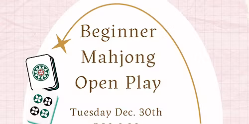 Beginner Mahjong Open Play