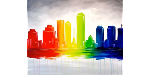 Rainbow City Skyline - Paint and Sip in Orlando | Classpop!\u2122