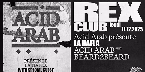 La Hafla: Acid Arab (djset), Beard2Beard