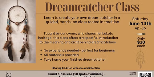 Dream Catcher Class at Stuffington's!!!