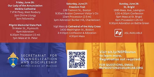 National Eucharistic Pilgrimage \u2022 SATURDAY Vigil Mass 