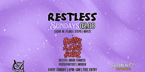 RS124: Restless Sundays x Fantini Racing House