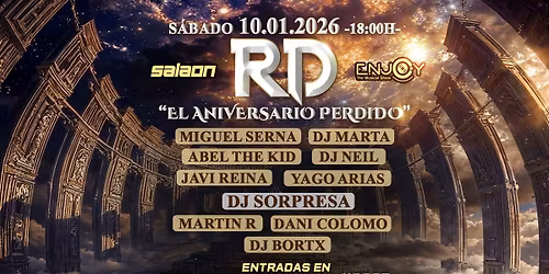 RD "El aniversario perdido" 10 ENE 2026 - SALA ON Alcorc\u00f3n