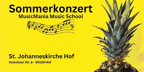 MusicMania Sommerkonzert in Hof