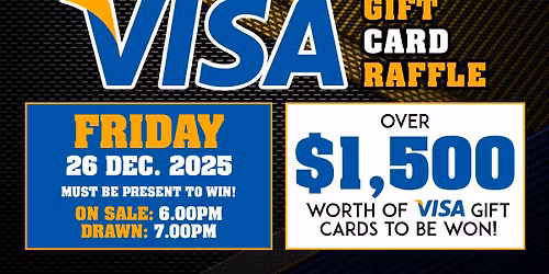 Visa Gift Card Raffle - Penrith RSL
