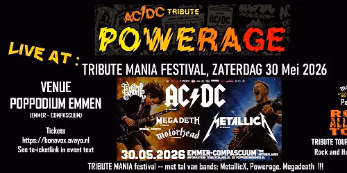 Powerage Live at Tribute Mania Fest 2026