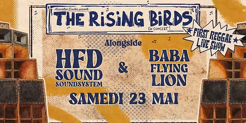 The Rising Birds (first live show) \u2606 HFD Sound System \u2606 Baba Flying Lion