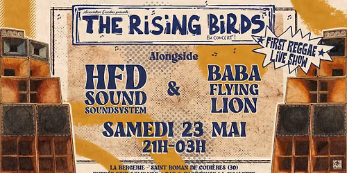 The Rising Birds (first live show) \u2606 HFD Sound System \u2606 Baba Flying Lion