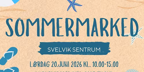 Sommermarked i Svelvik