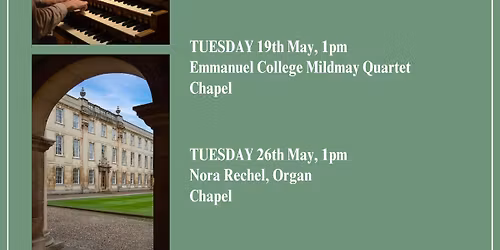 ECMS Lunchtime Recital: Oliver Clements, Organ