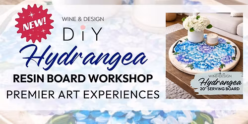NEW! Hydrangea Resin Board Workshop