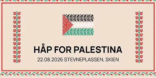 Palestinafestival 2026 - H\u00e5p for Palestina 