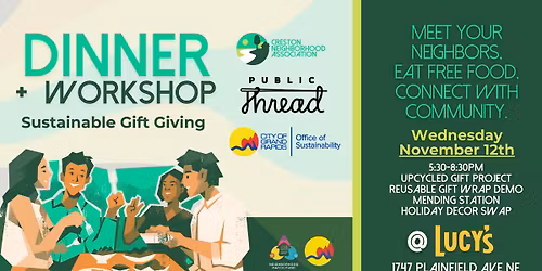 Dinner + Workshops | Sustainable Gift Giving Practices