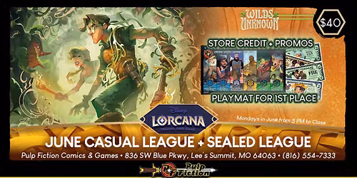 Lorcana League & Wilds Unknown Sealed Tournament