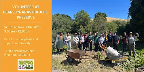 Volunteer Outdoors in Palo Alto at Pearson-Arastradero Preserve
