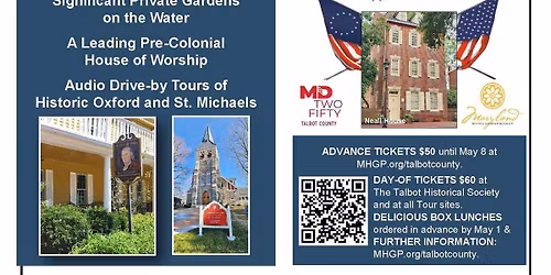 Talbot County Tour\/Maryland House & Garden Pilgrimage
